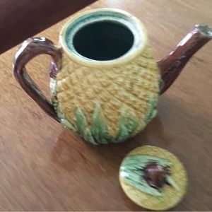 Pottery mini teapot